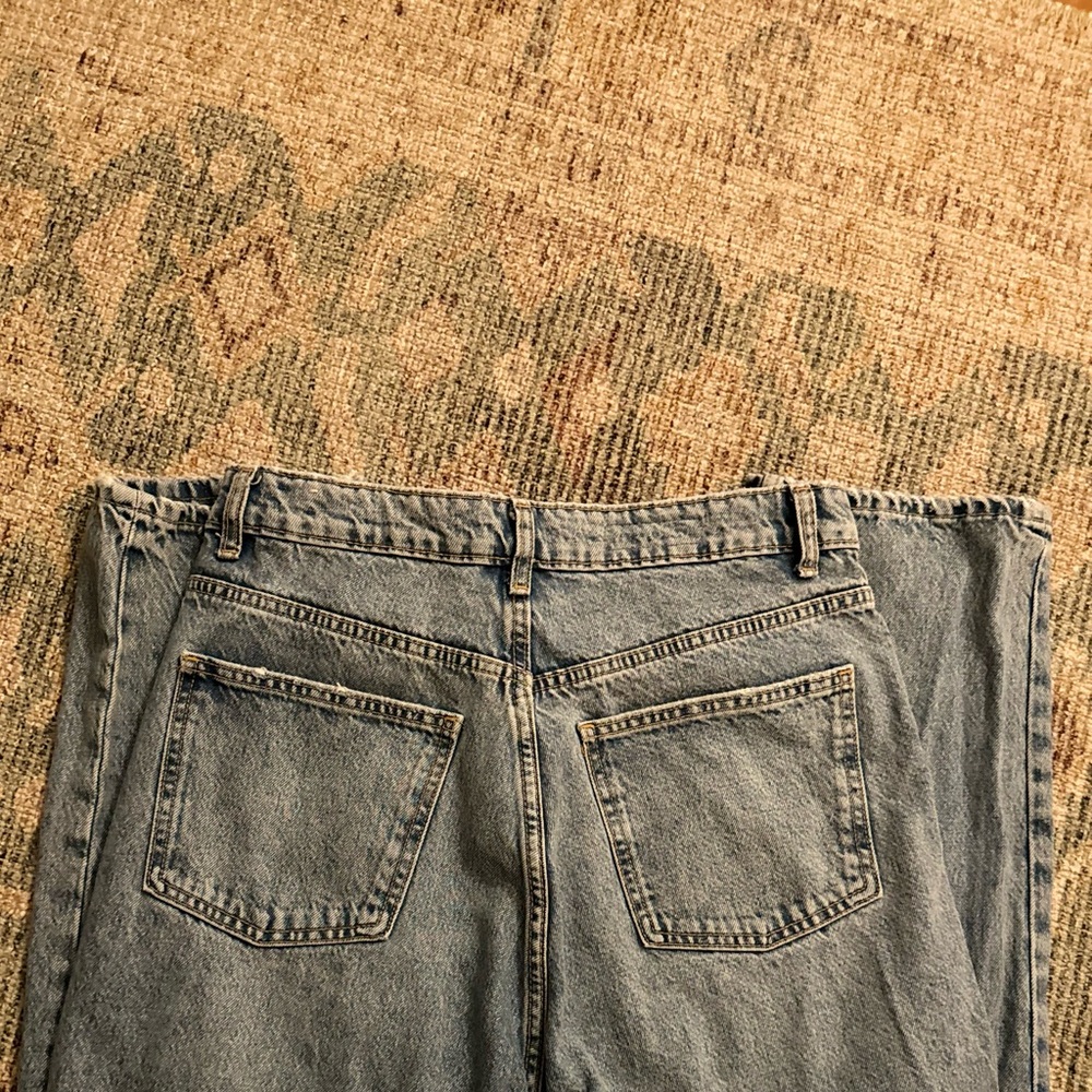 Zara High Rise Blue Jeans - Picture 6 of 6